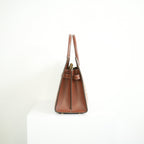 Burberry Tile Vintage Check Small Top Handle Tote