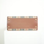 Burberry Tile Vintage Check Small Top Handle Tote
