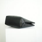Bottega Veneta Intrecciato Black and Grey Leather Tote Bag