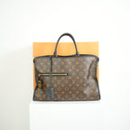 Louis Vuitton Popincourt MM Monogram Bag w/ Gold Padlock full set