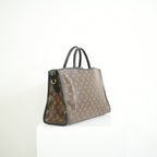 Louis Vuitton Popincourt MM Monogram Bag w/ Gold Padlock full set