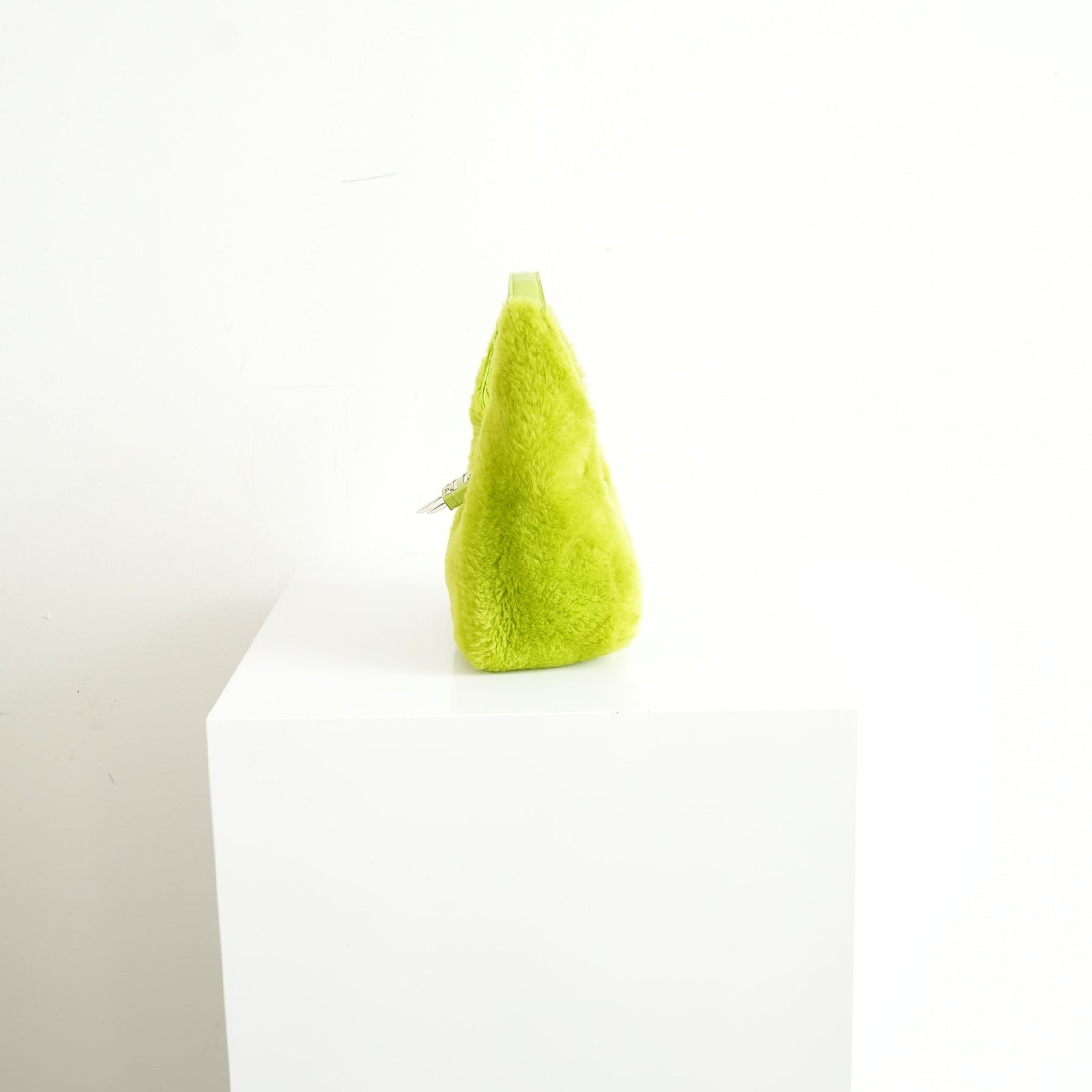 Givenchy Citrus Green Shearling Mini G-Hobo Bag