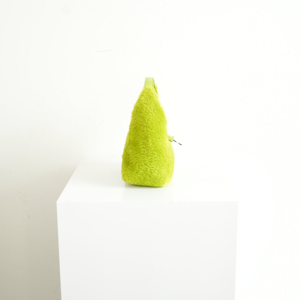 Givenchy Citrus Green Shearling Mini G-Hobo Bag