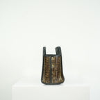Fendi Peakaboo Canvas Defender Bag with Luggage Tag