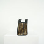 Fendi Peakaboo Canvas Defender Bag with Luggage Tag