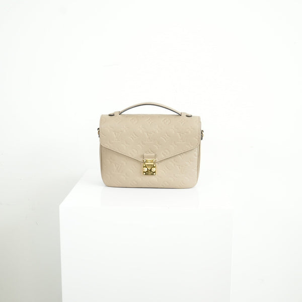 Louis Vuitton Epreinte Pochette Metis Tourterelle Handbag