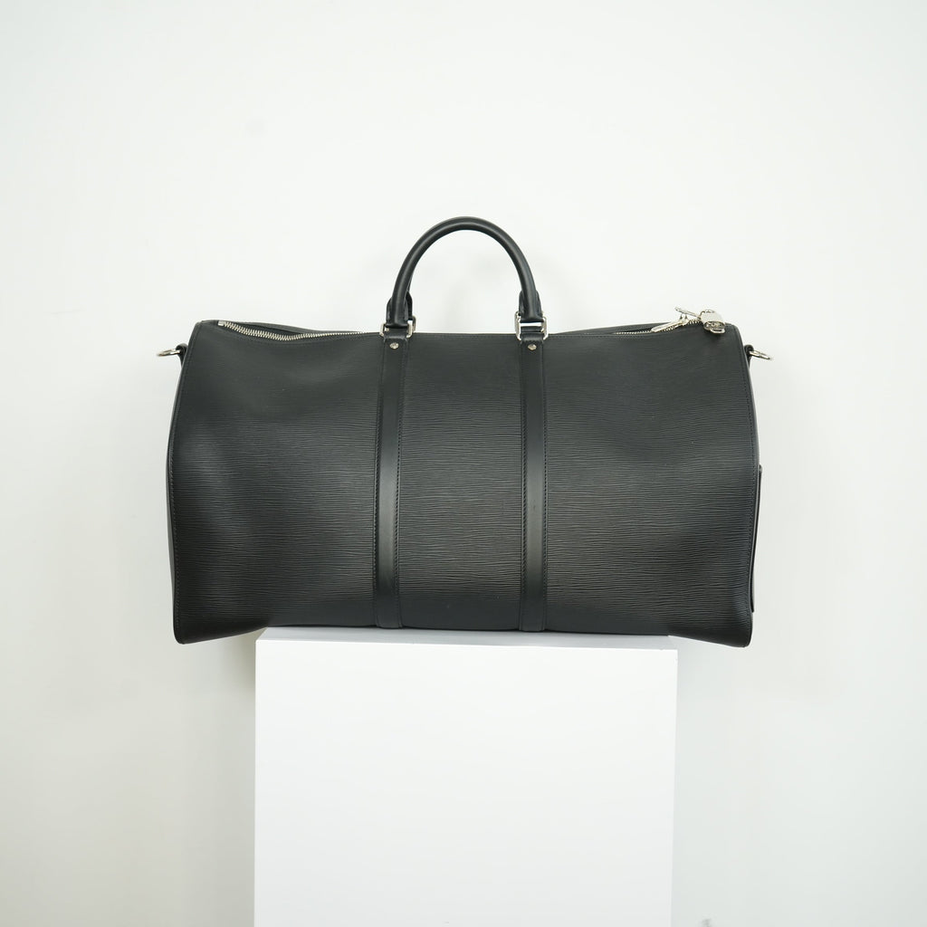 Louis Vuitton Epi Supreme Black Keepall Bando with dust bag