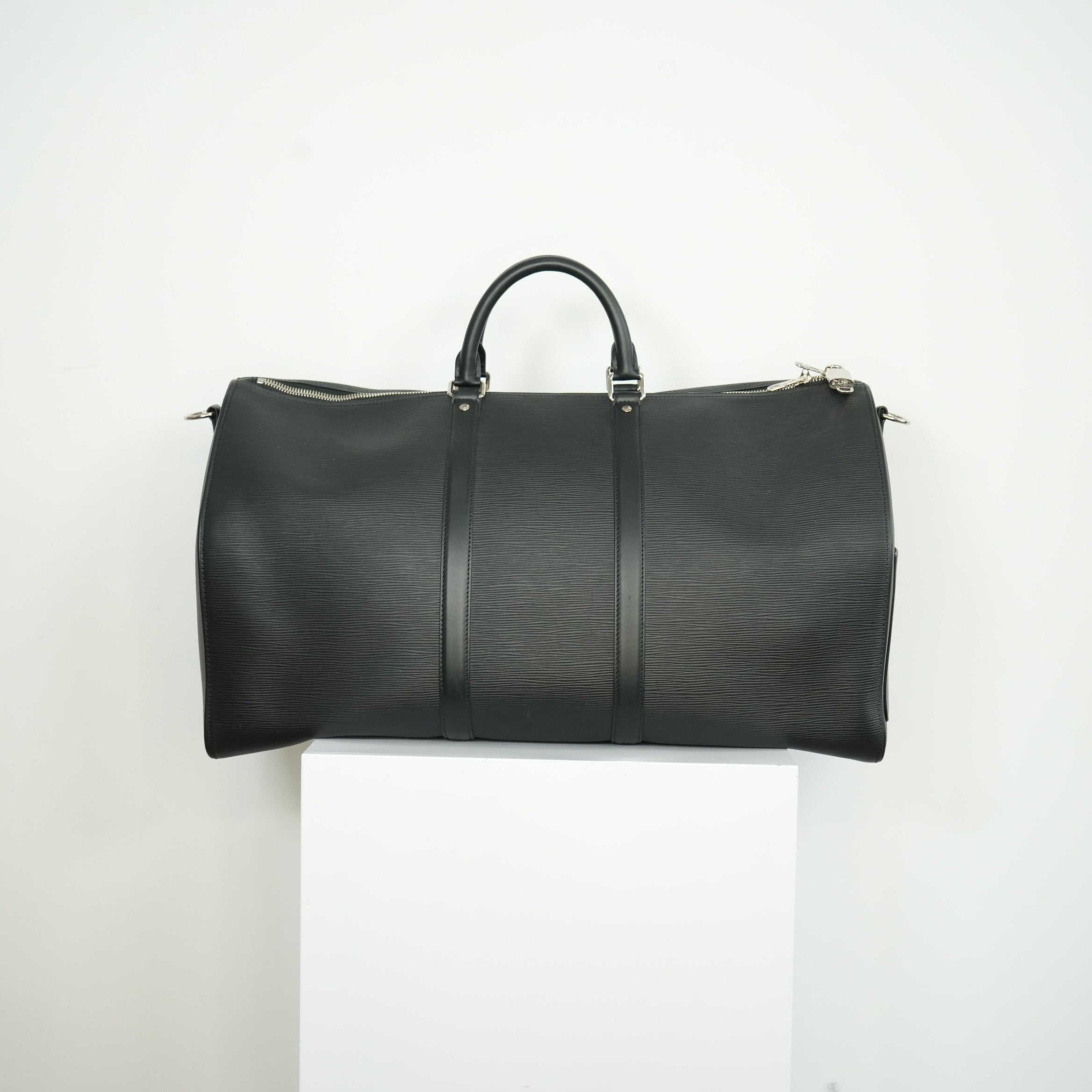 Louis Vuitton Epi Supreme Black Keepall Bando with dust bag