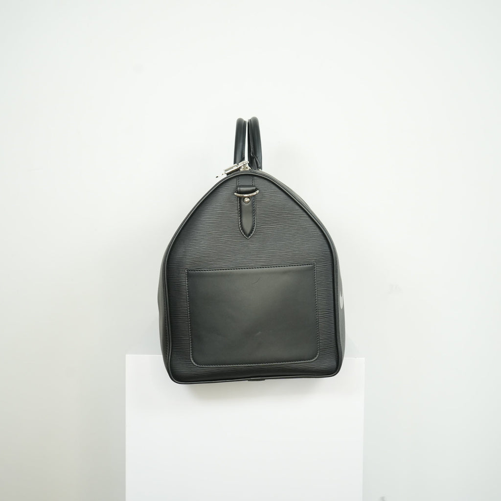 Louis Vuitton Epi Supreme Black Keepall Bando with dust bag