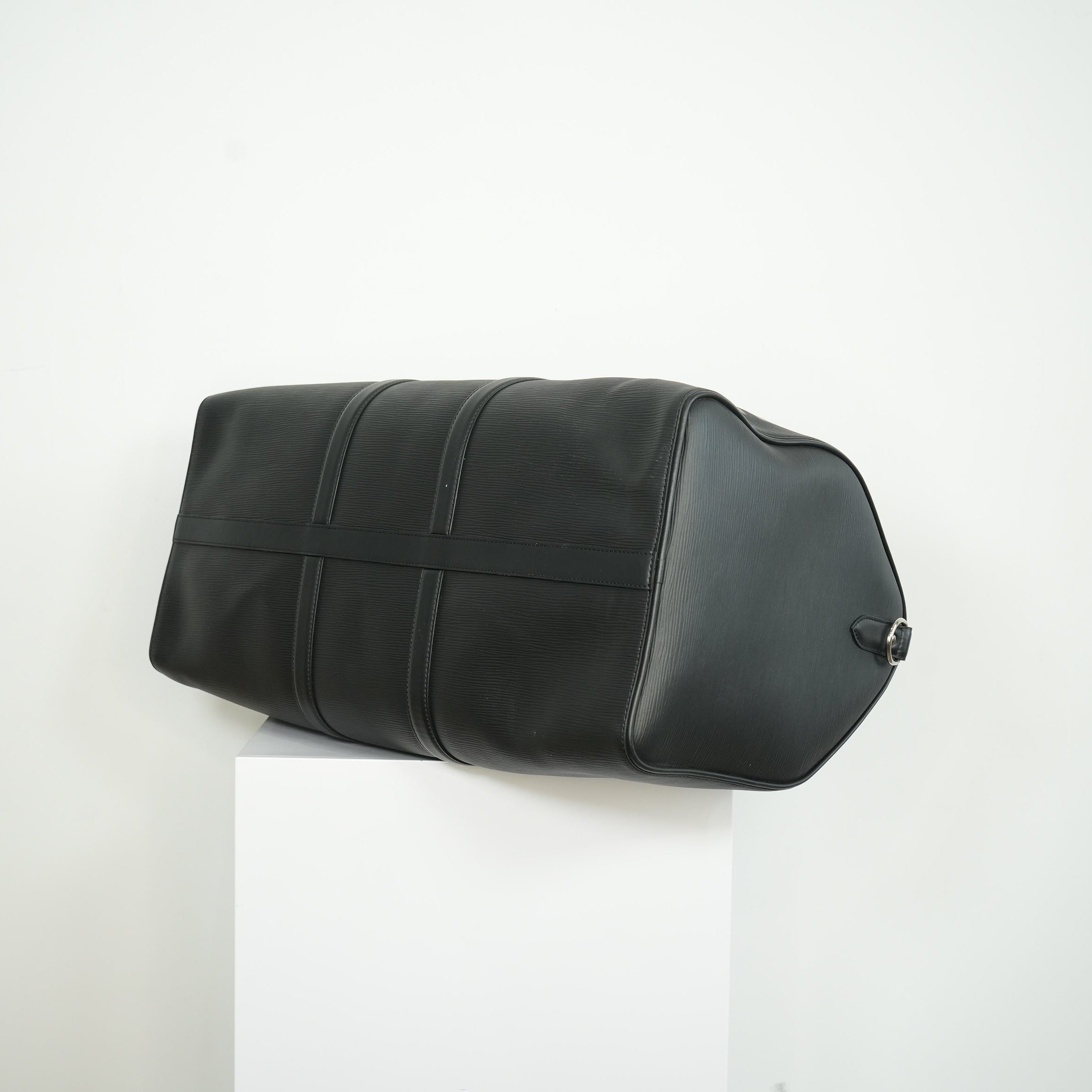 Louis Vuitton Epi Supreme Black Keepall Bando with dust bag