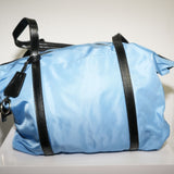 Vintage Prada Nylon Duffle Bag Blue/Black