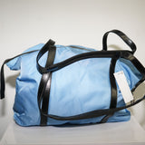 Vintage Prada Nylon Duffle Bag Blue/Black