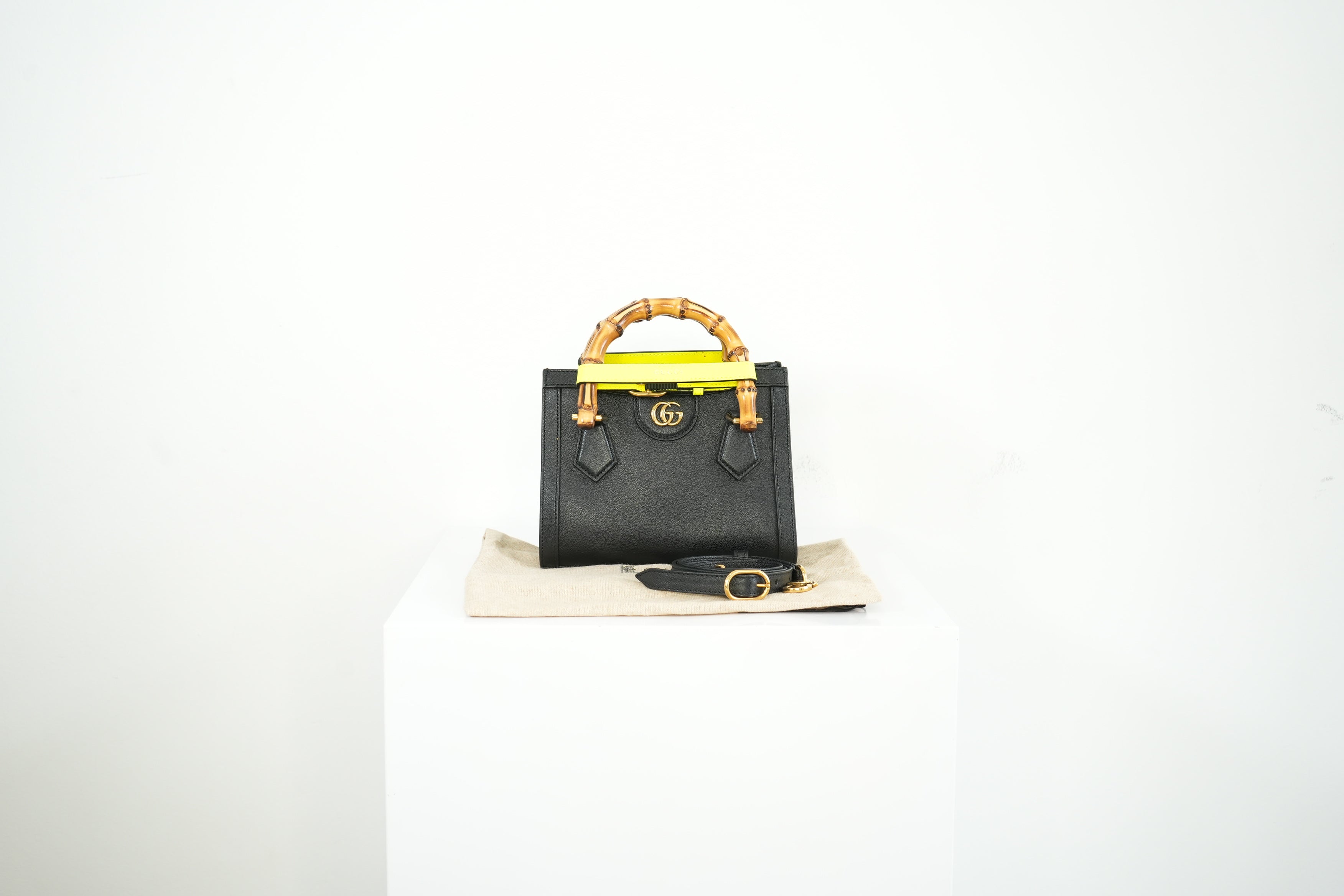Gucci Diana Mini Tote Bag in black