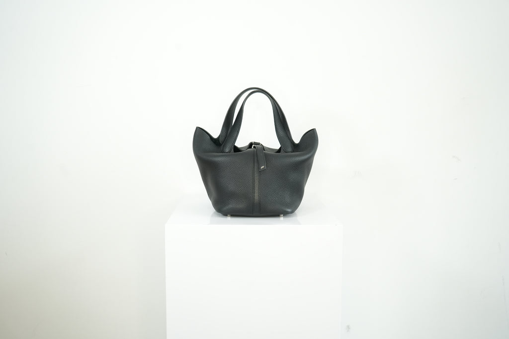 Hermes Black Picotin Full Set