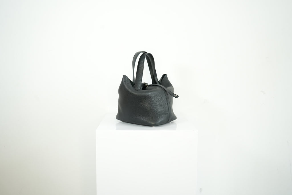 Hermes Black Picotin Full Set