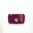 Gucci Purple Marmont Velvet bag