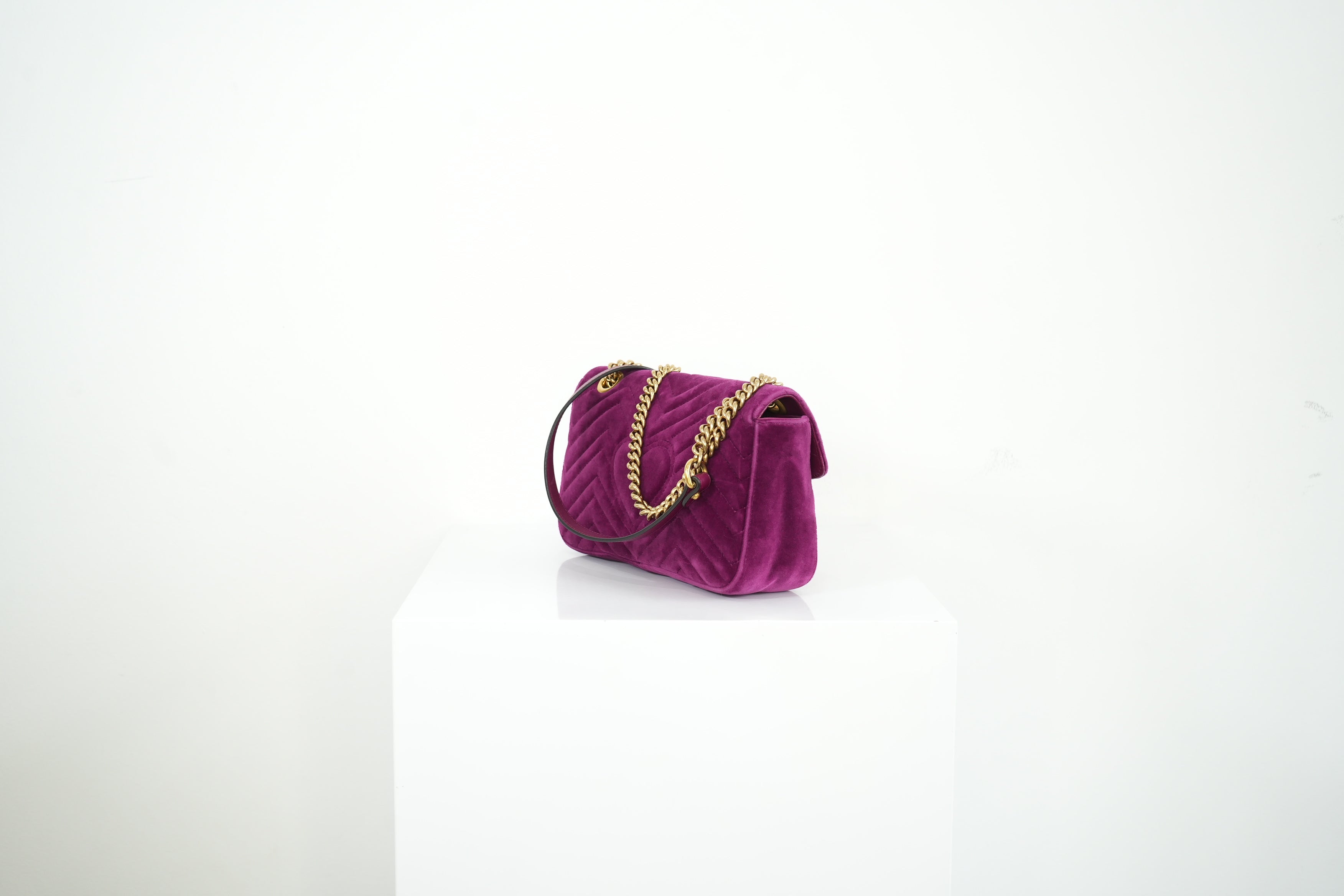 Gucci Purple Marmont Velvet bag