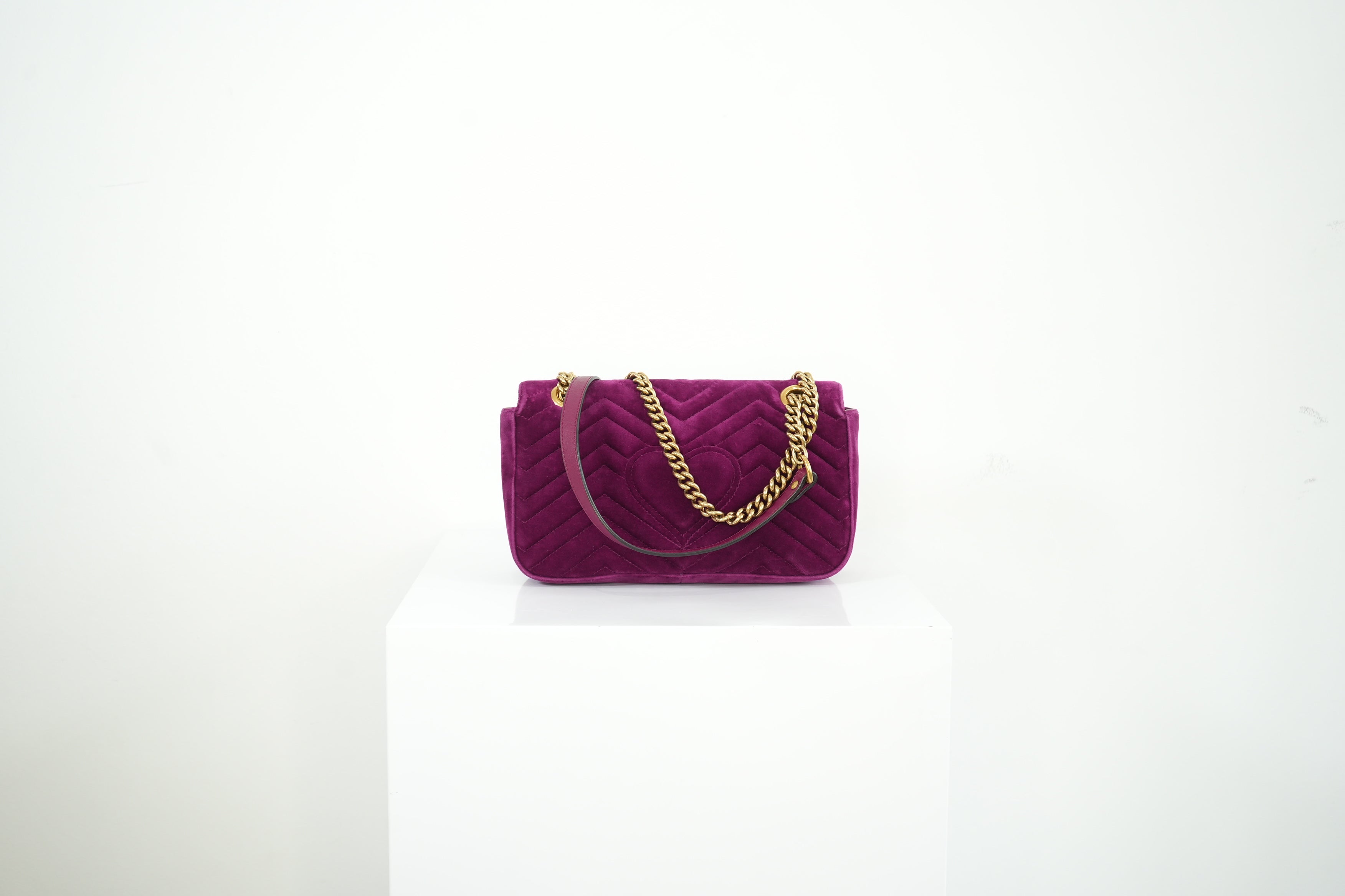 Gucci Purple Marmont Velvet bag
