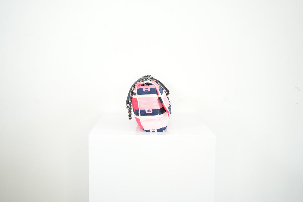 Chanel CC Printed Nylon Flap Bag (dustbag)