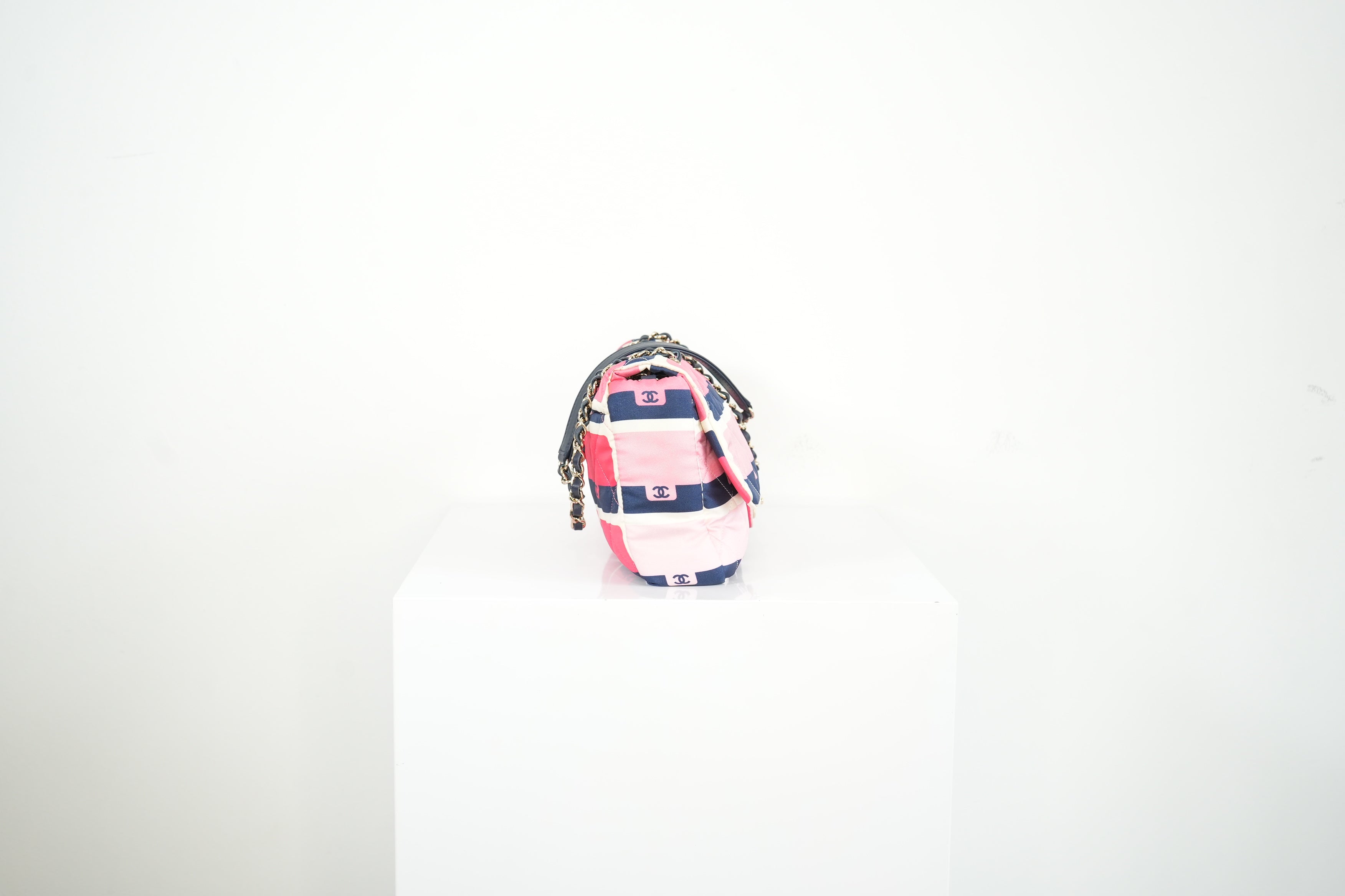 Chanel CC Printed Nylon Flap Bag (dustbag)