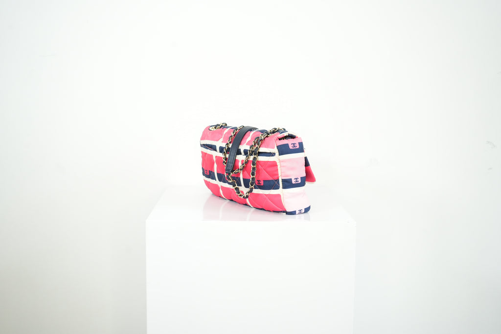Chanel CC Printed Nylon Flap Bag (dustbag)