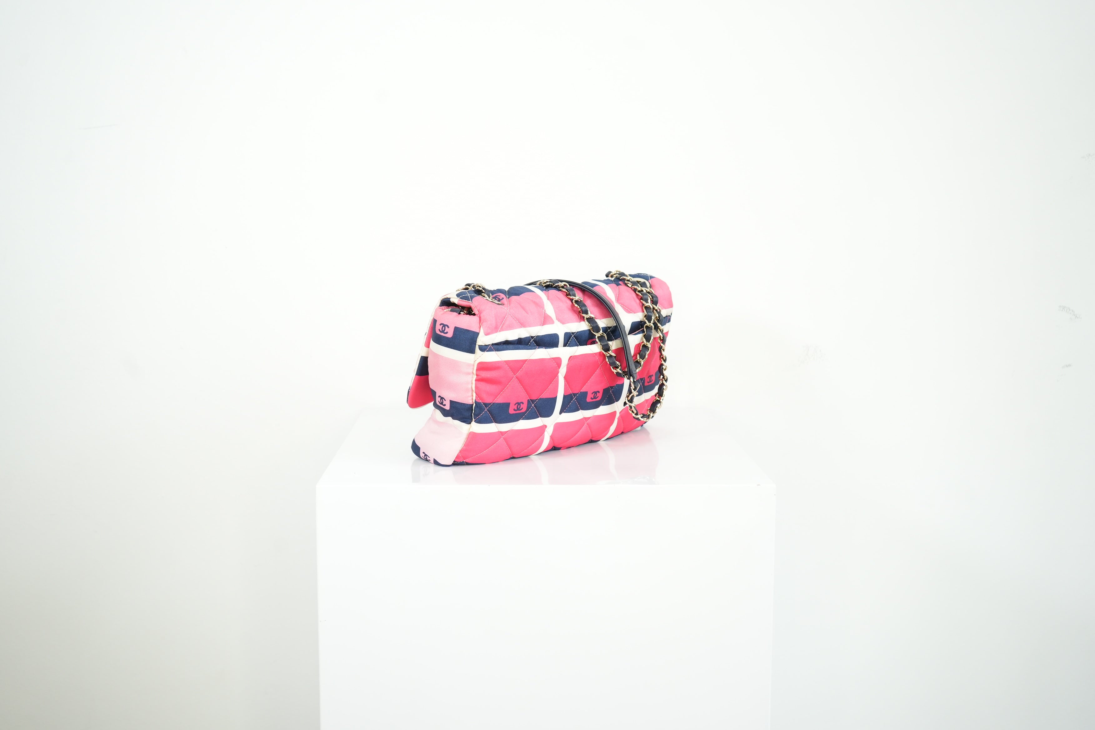 Chanel CC Printed Nylon Flap Bag (dustbag)