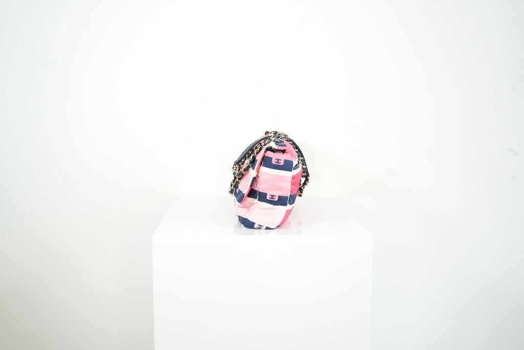 Chanel CC Printed Nylon Flap Bag (dustbag)