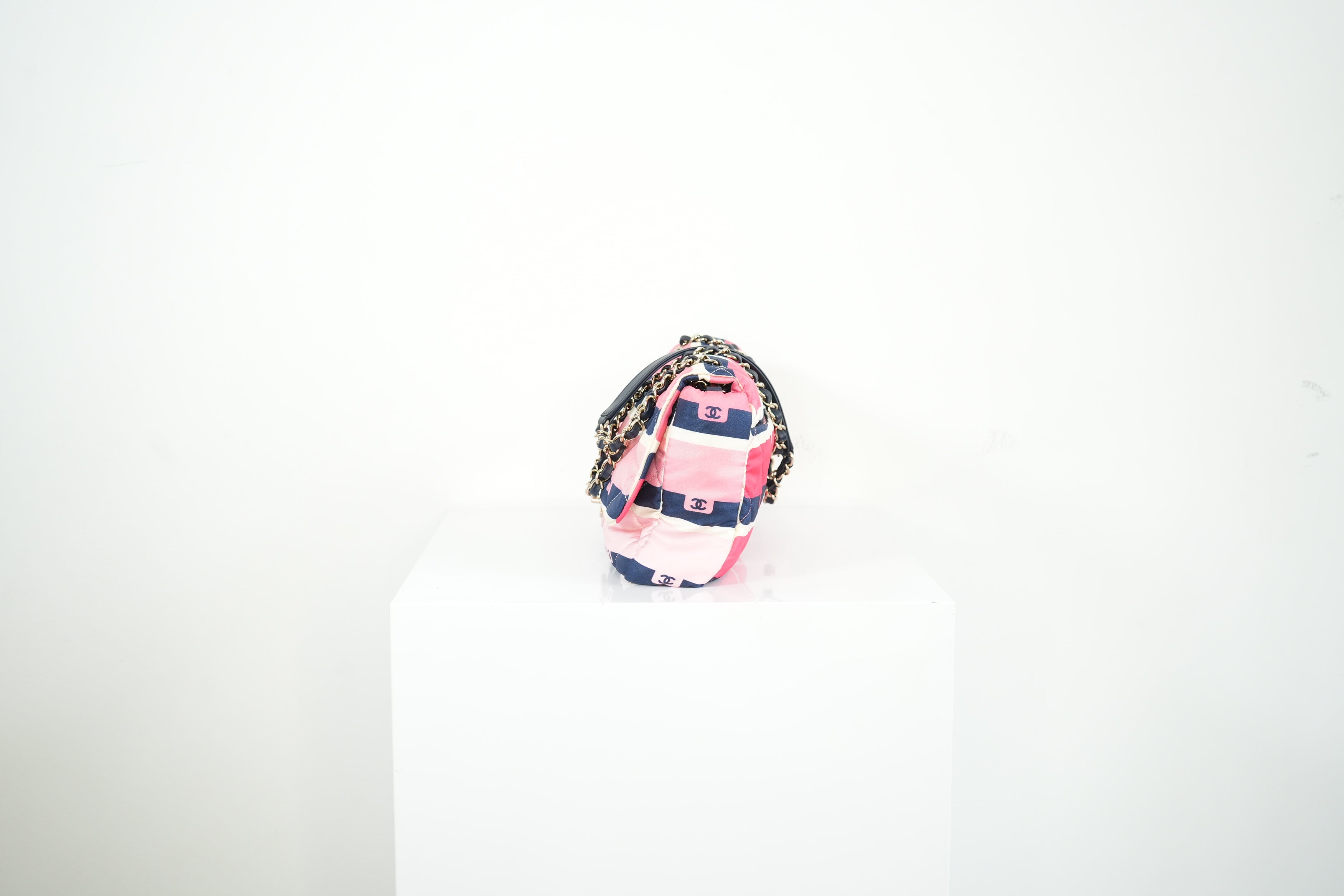 Chanel CC Printed Nylon Flap Bag (dustbag)