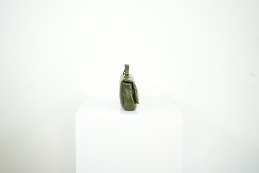 Gucci GG Milano Top Handle Olive Green