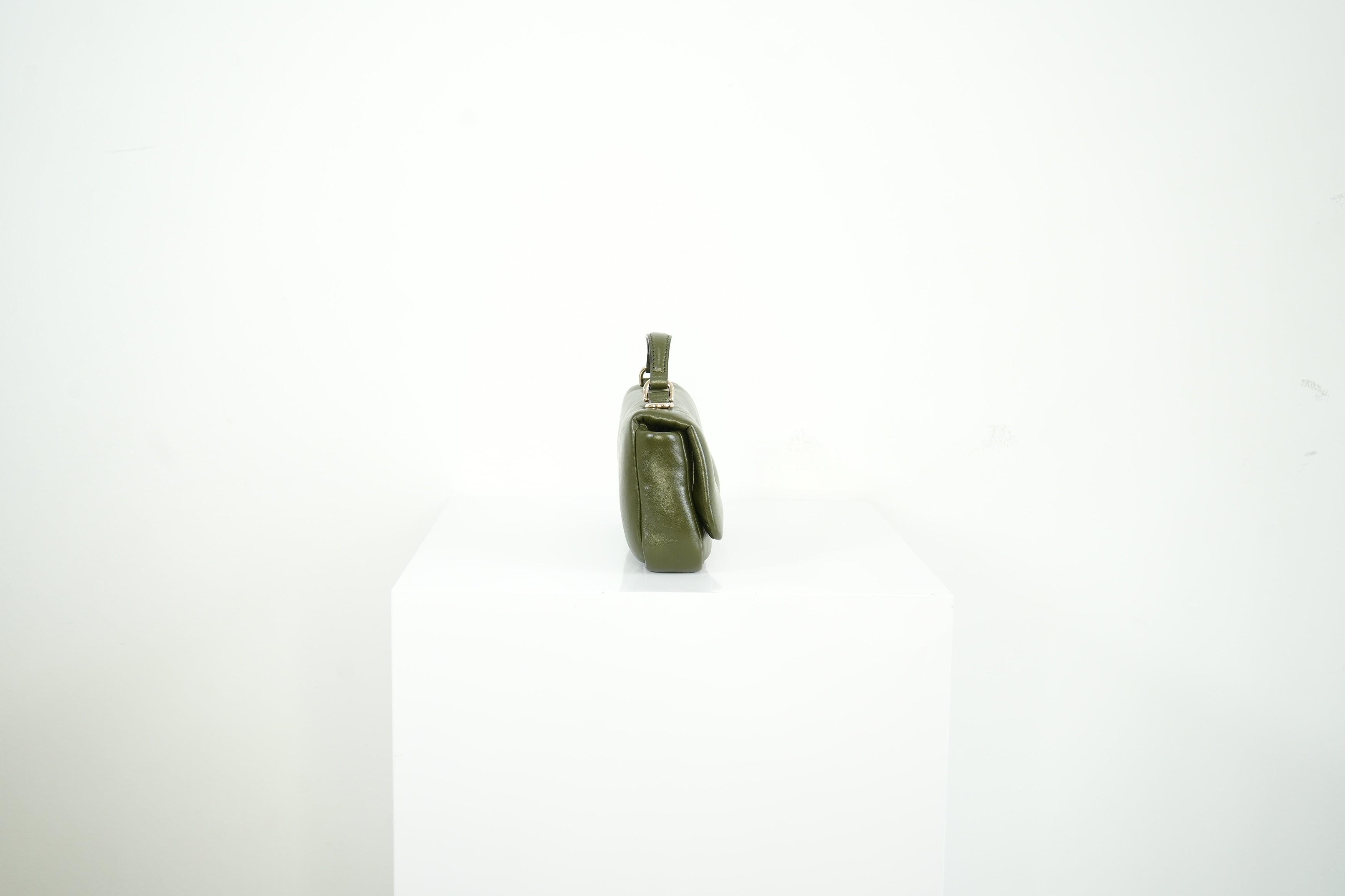 Gucci GG Milano Top Handle Olive Green