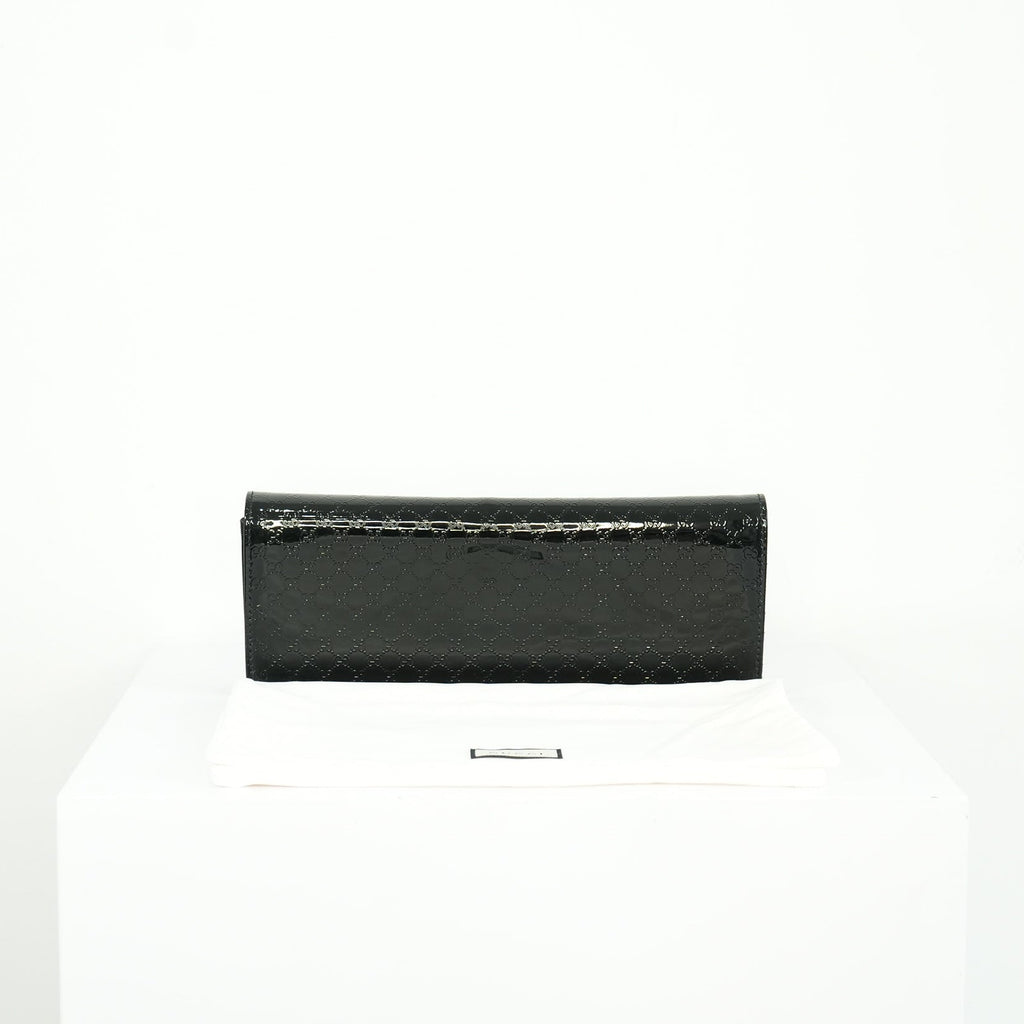 Gucci Black Clutch FULL SET