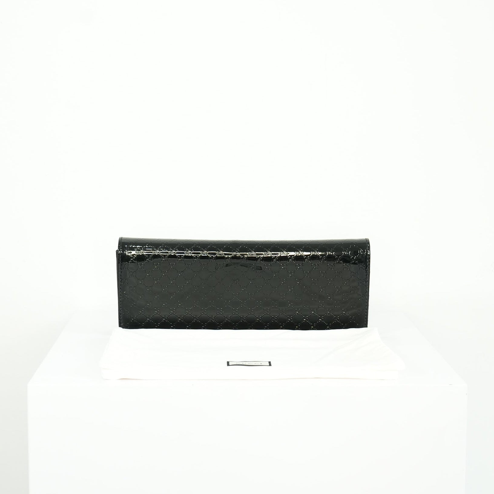 Gucci Black Clutch FULL SET