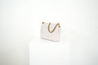 Chanel White Quilted Leather Shoulder Bag