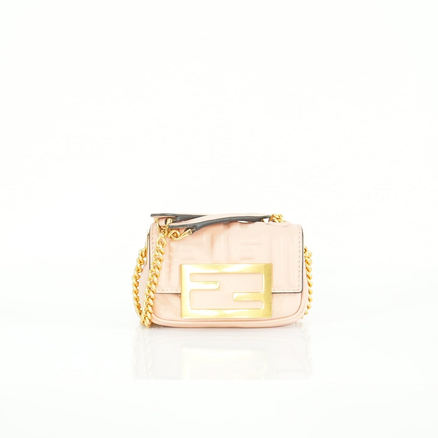 Fendi Pink Nano Baguette Crossbody