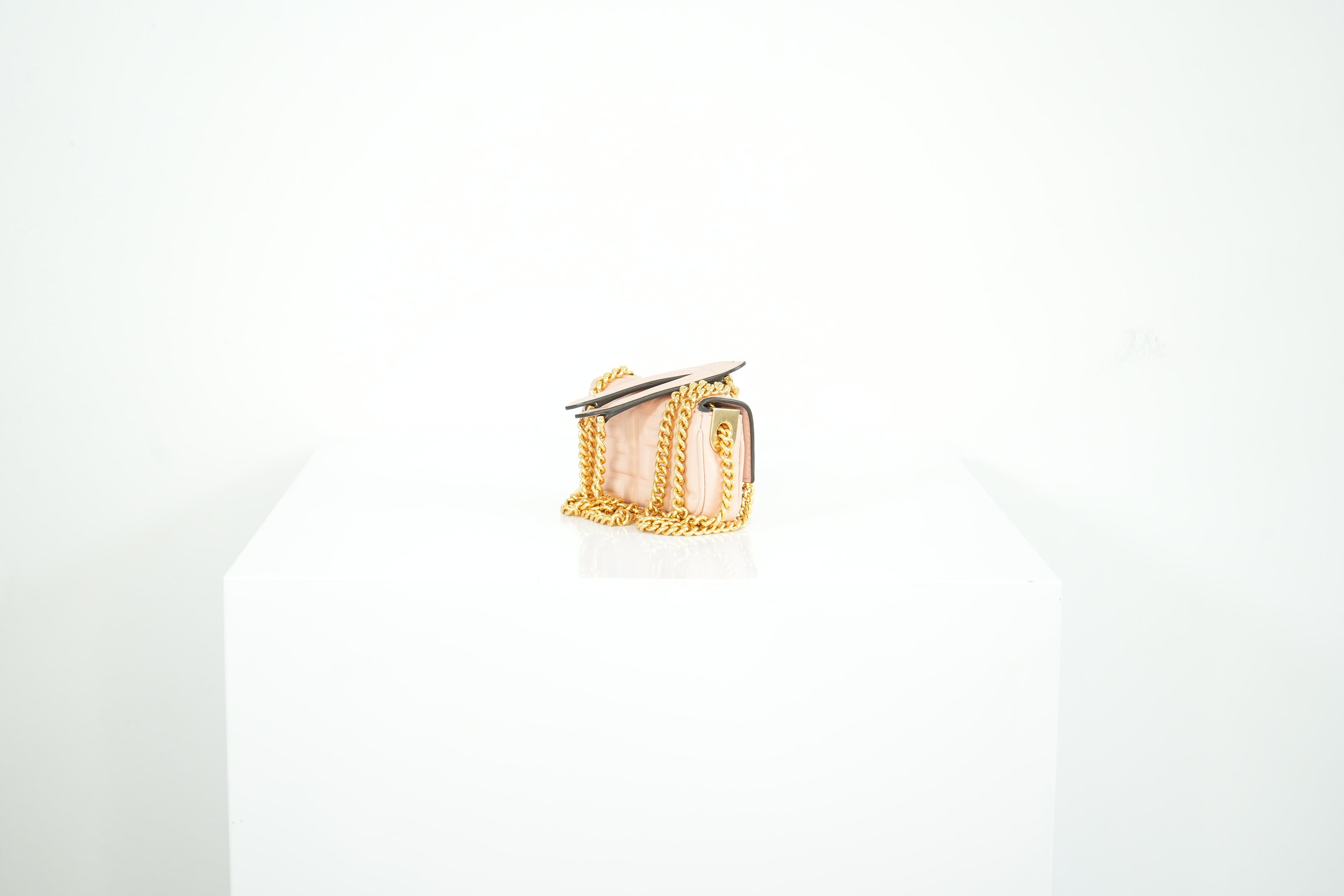 Fendi Pink Nano Baguette Crossbody
