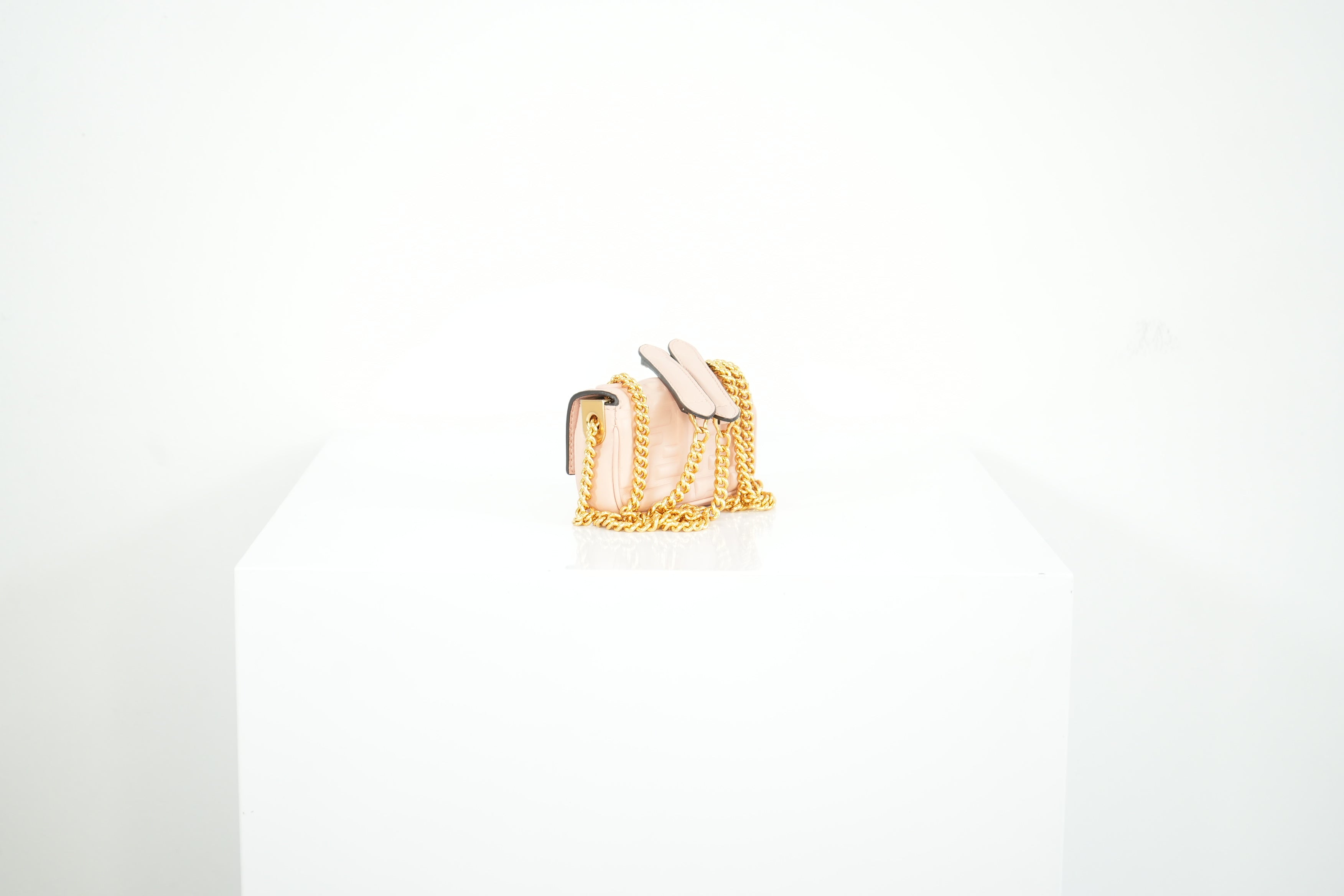 Fendi Pink Nano Baguette Crossbody