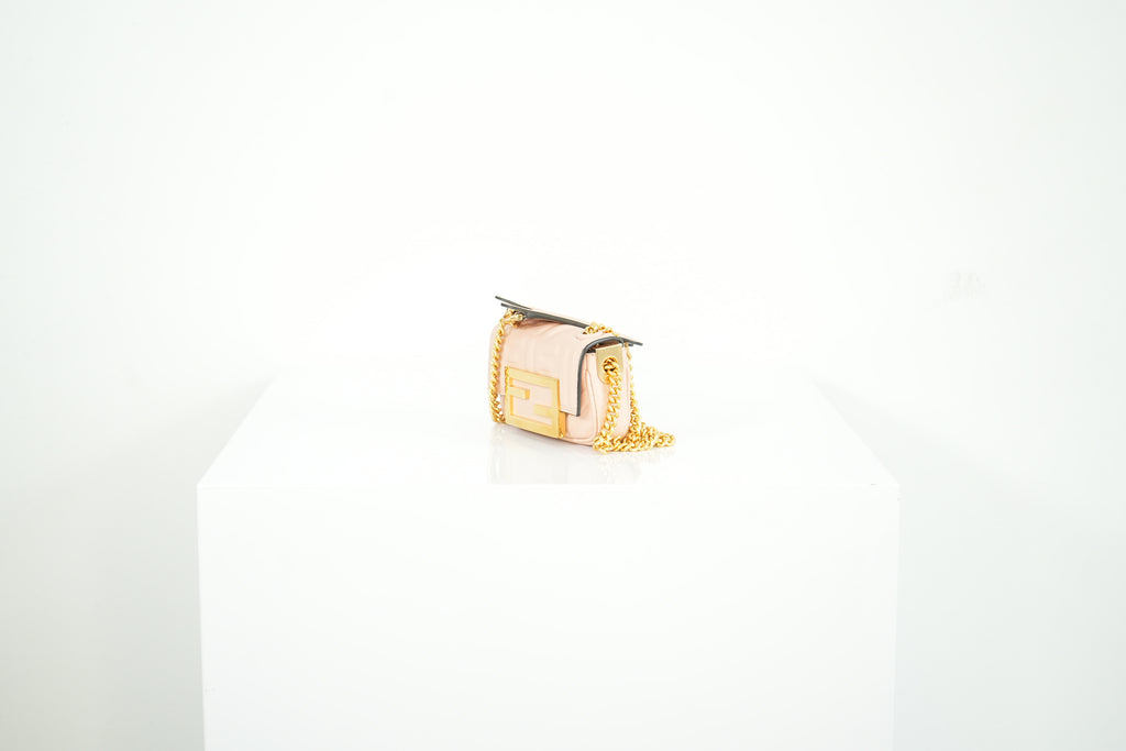 Fendi Pink Nano Baguette Crossbody