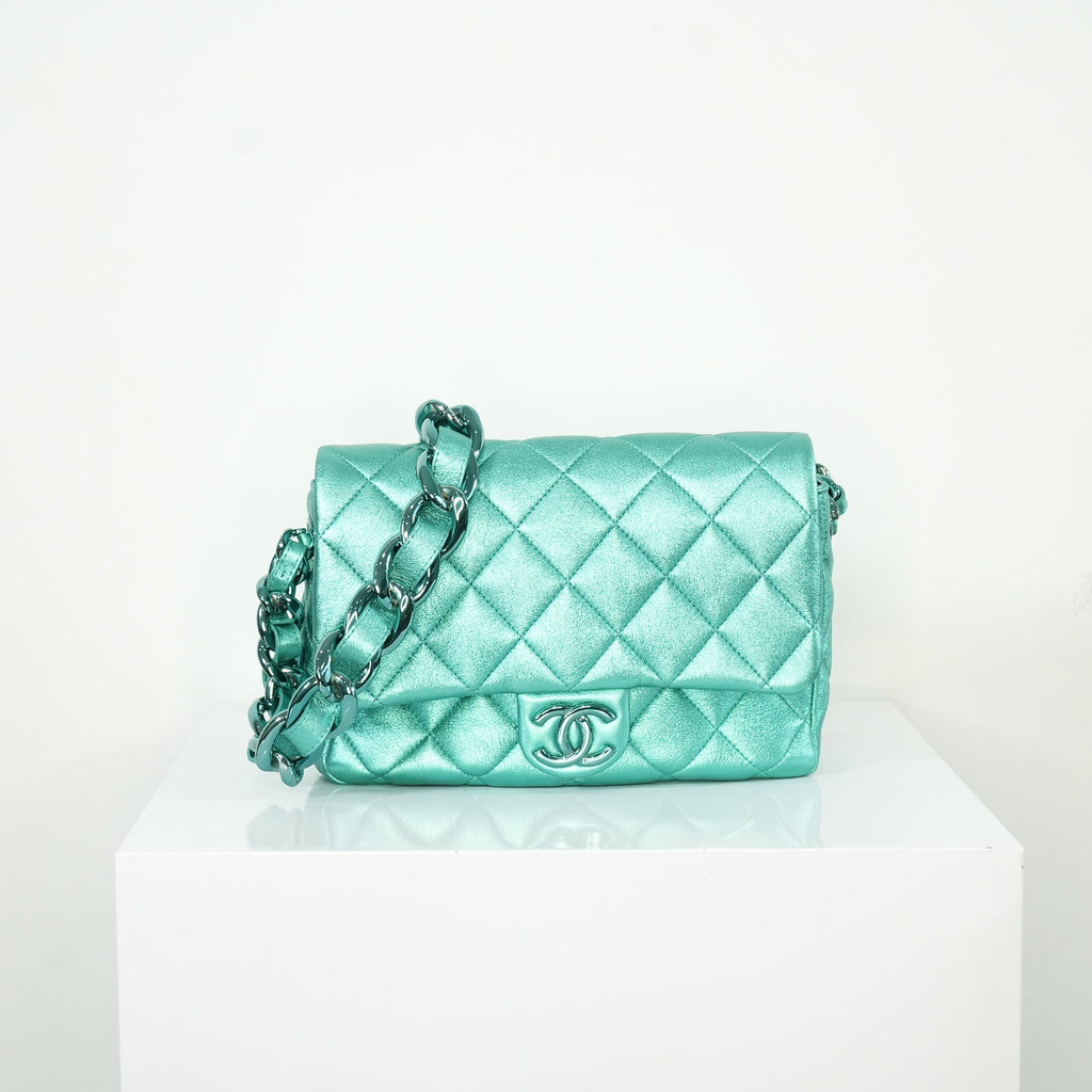 Chanel Metallic Lambskin Bag