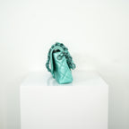 Chanel Metallic Green Single Flap full set