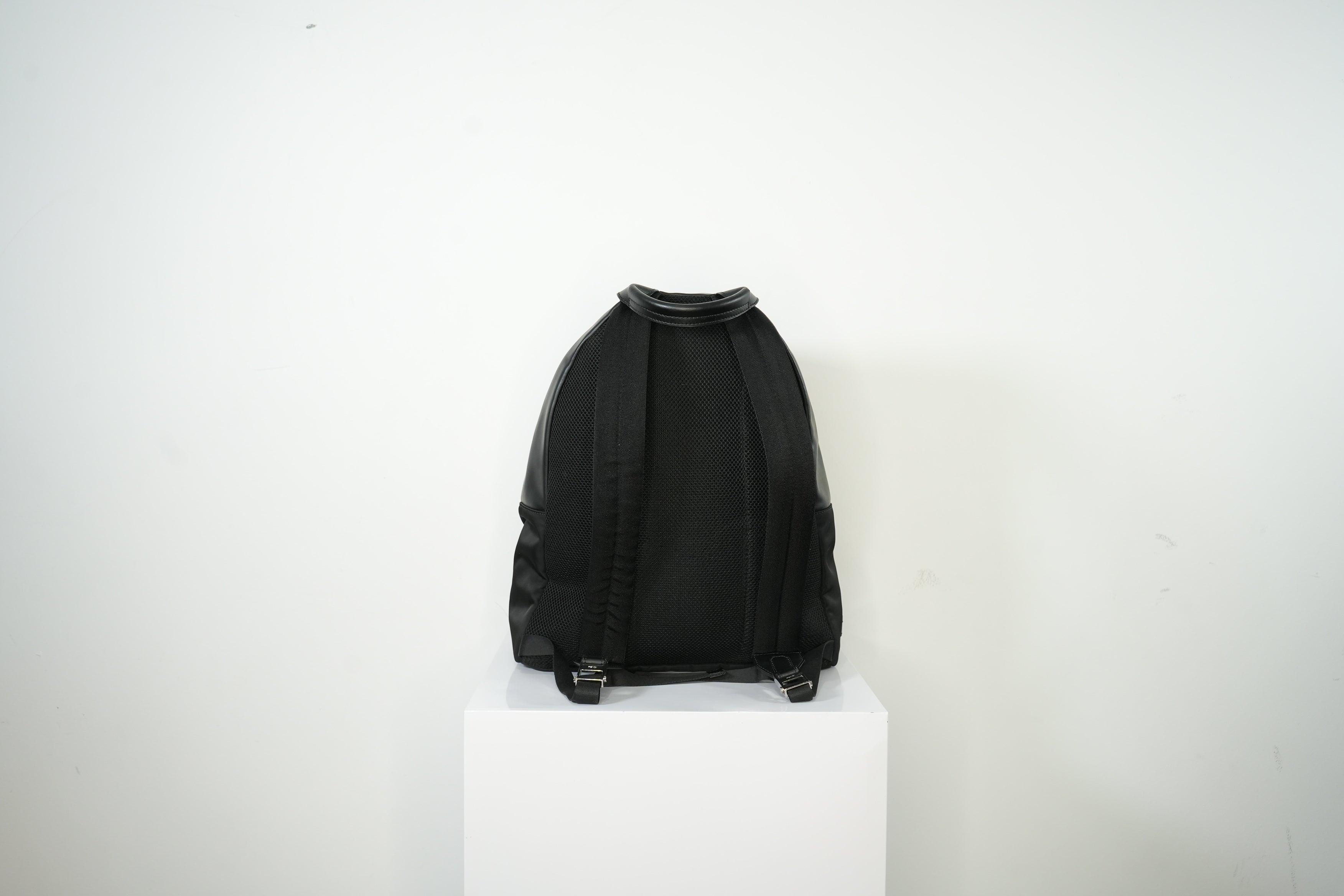 Fendi Bug Bag Black Nylon Body With Yellow Monster Eyes