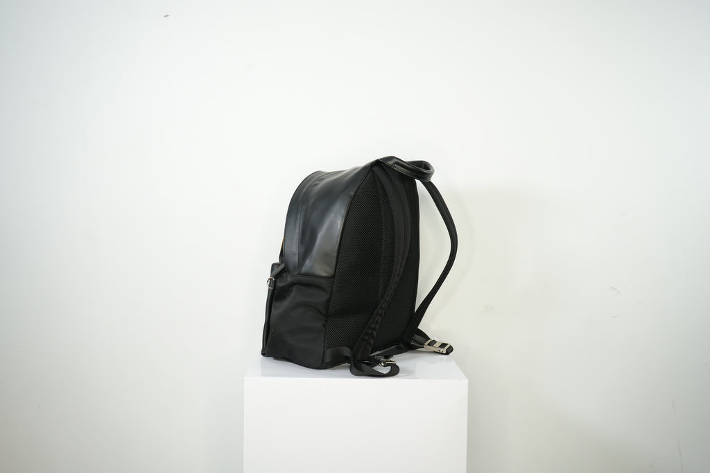 Fendi Bug Bag Black Nylon Body With Yellow Monster Eyes