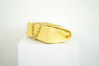 Chanel Flap Caviar Large Double Flap Yellow Full Set