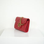 Gucci Marmont Matelasse WOC red