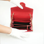 Gucci Marmont Matelasse WOC red