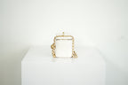 Chanel White Quilted Lambskin Leather Vanity with Dust Bag