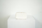Chanel White Quilted Lambskin Leather Vanity with Dust Bag
