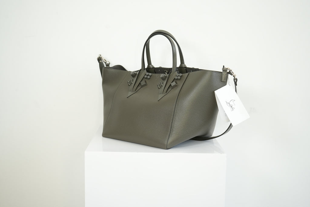 Christian Louboutin Small Cabachic Grey Tote Bag