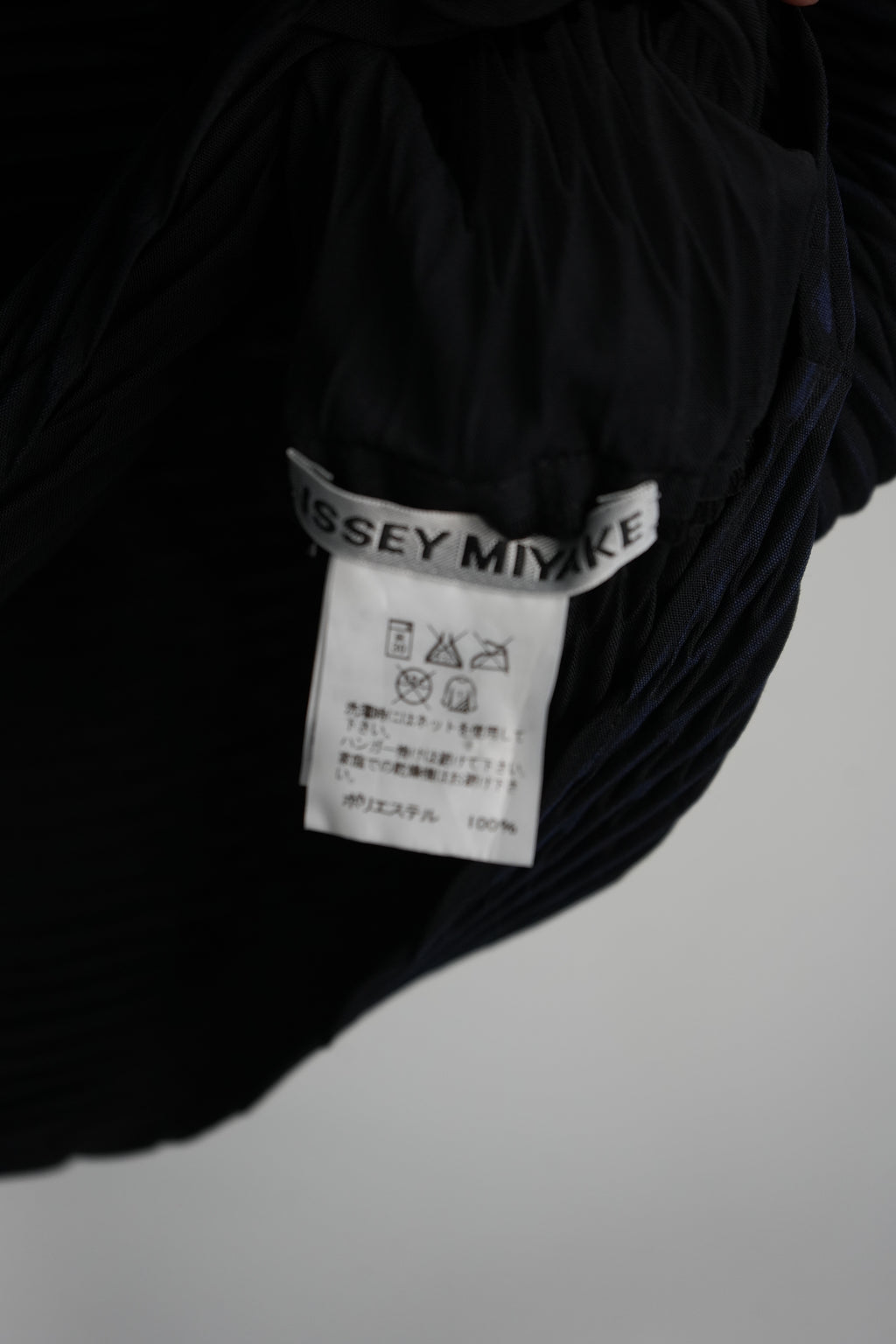 Pleats Please Issey Miyake Pleated Dolman Sleeve Top Black