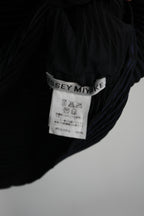 Pleats Please Issey Miyake Pleated Dolman Sleeve Top Black