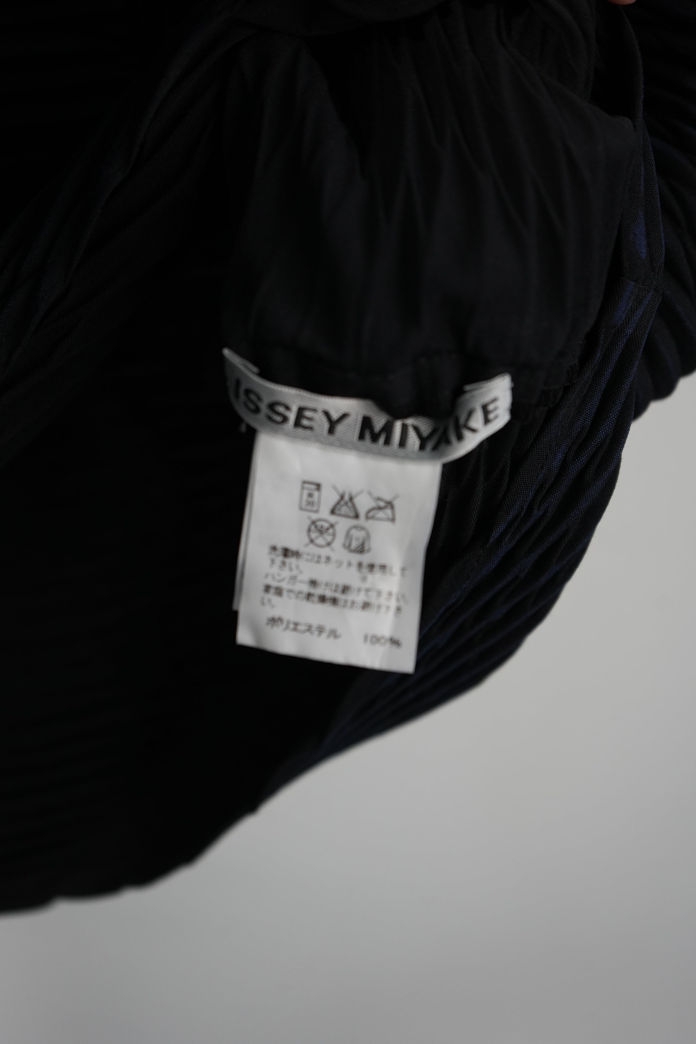 Pleats Please Issey Miyake Pleated Dolman Sleeve Top Black
